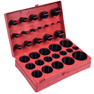 Caja surtido de O-ring Milimétricos 419 piezas en 34 medidas distintas