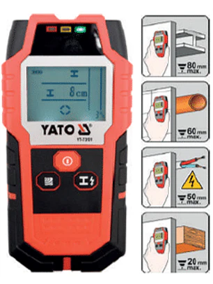 Medidor digital de espesor de materiales