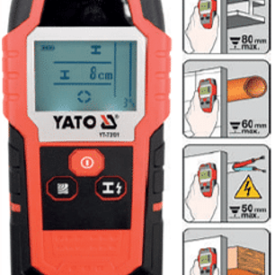 Medidor digital de espesor de materiales