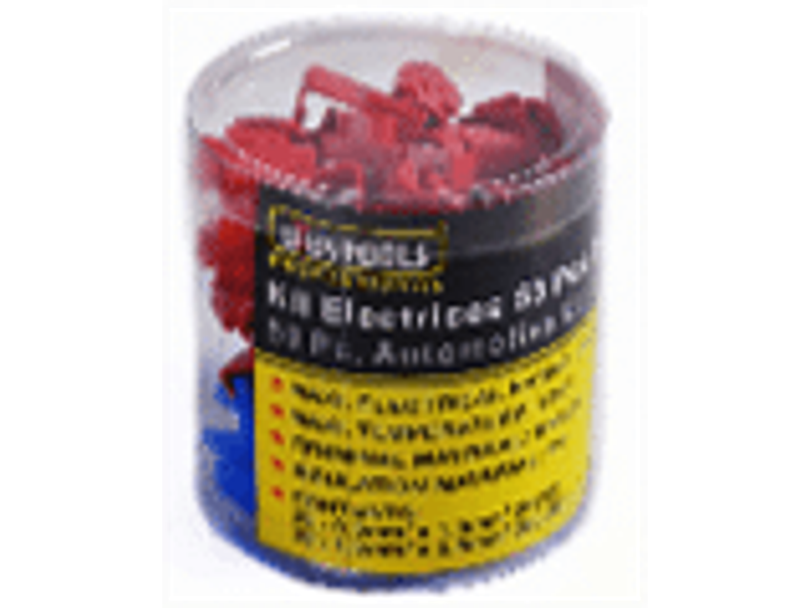 Kit de 50 empalmadores eléctricos (rojos y azules)
