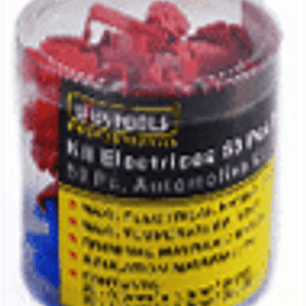 Kit de 50 empalmadores eléctricos (rojos y azules)