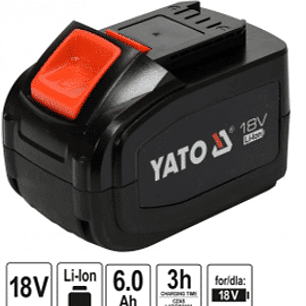 Eficiente batería de iones de litio de 6.0 Ah, equipada con un sistema que protege las celdas contra el sobrecalentamiento y la pérdida de capacidad