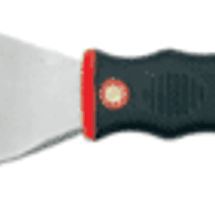 Espátula acero inoxidable 100 mm con mango ergonómico