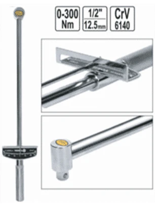 Llave dinamométrica tipo flecha, viga, puntero o péndulo de 1/2