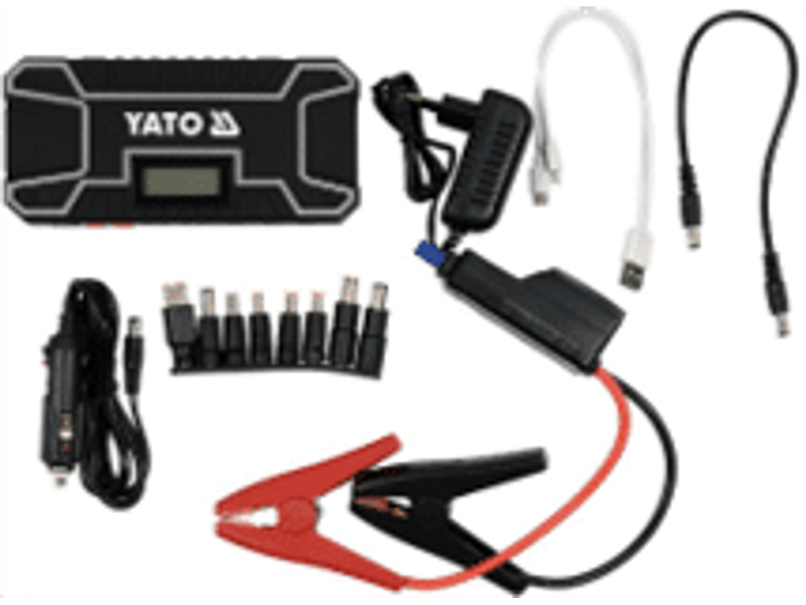 DISPOSITIVO DE ARRANQUE / BANCO DE ENERGÍA 12000mAh CON PANTALLA LCD