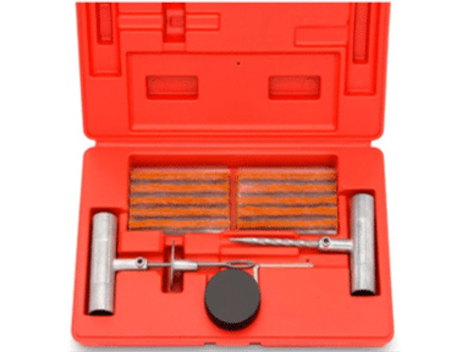 KIT PARA REPARACION DE NEUMATICOS Kit de reparación de neumáticos para autos permite reparar pinchazos de manera rápida y efectiva