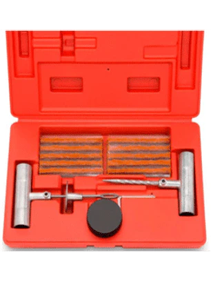 KIT PARA REPARACION DE NEUMATICOS Kit de reparación de neumáticos para autos permite reparar pinchazos de manera rápida y efectiva