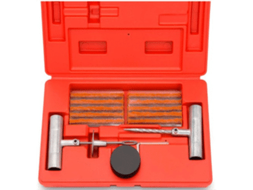 KIT PARA REPARACION DE NEUMATICOS Kit de reparación de neumáticos para autos permite reparar pinchazos de manera rápida y efectiva