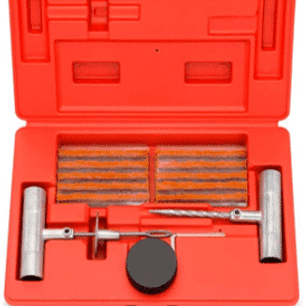 KIT PARA REPARACION DE NEUMATICOS Kit de reparación de neumáticos para autos permite reparar pinchazos de manera rápida y efectiva