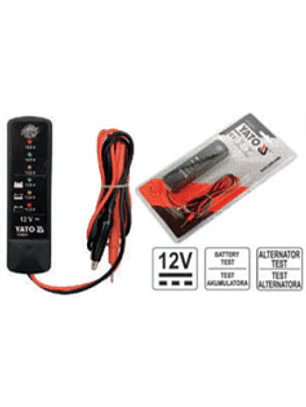 Probador de batería y alternador 12 V