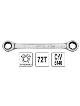 Llave Corona Corona con Chicharra 17×19 mm