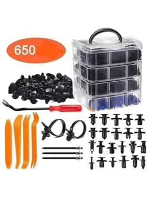 KIT CON 650 PIEZAS (BROCHES Y DESMONTADORES)