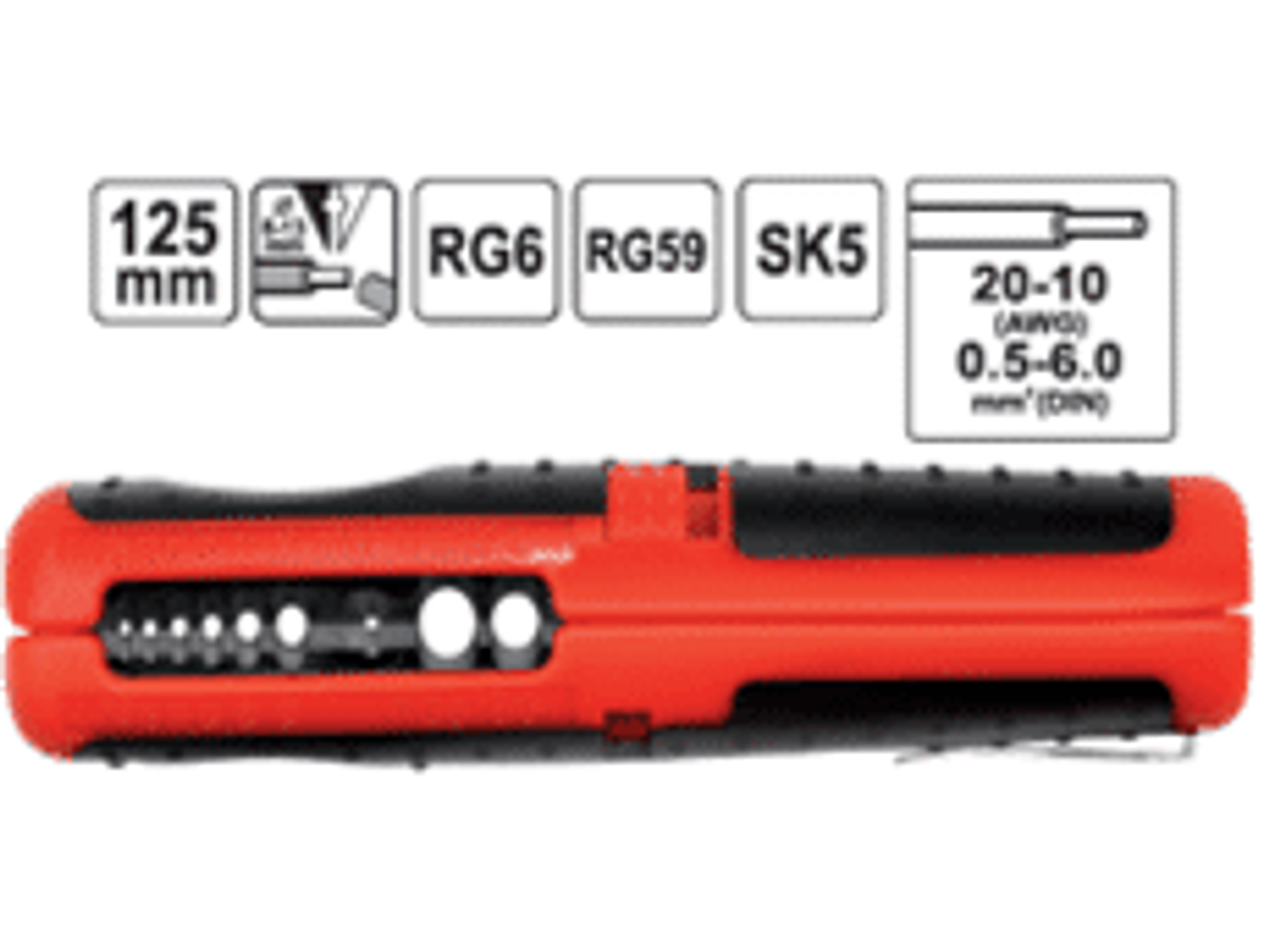 Pelacable multiuso 125mmL