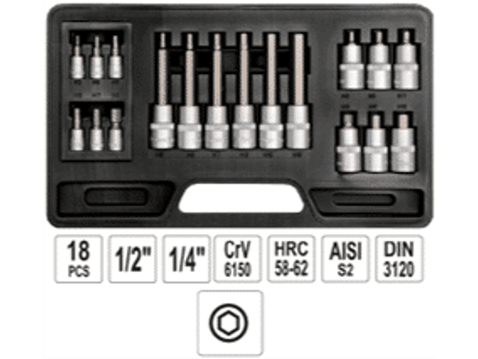 Juego de dados Allen de 1/4