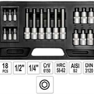 Juego de dados Allen de 1/4