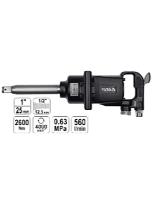 Llave impacto larga Cuadrante 1