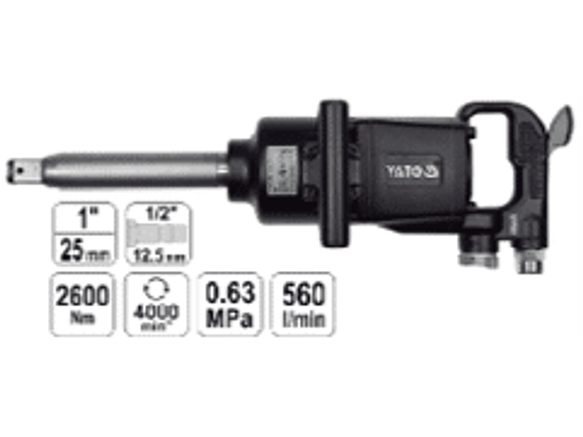 Llave impacto larga Cuadrante 1