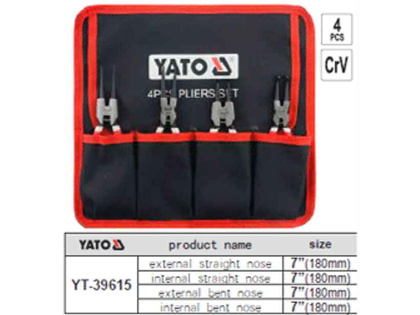 Juego de 4 alicates para seguros 7