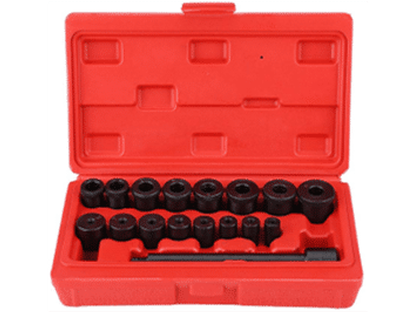 Juego 17 piezas de centrador de embragues universal