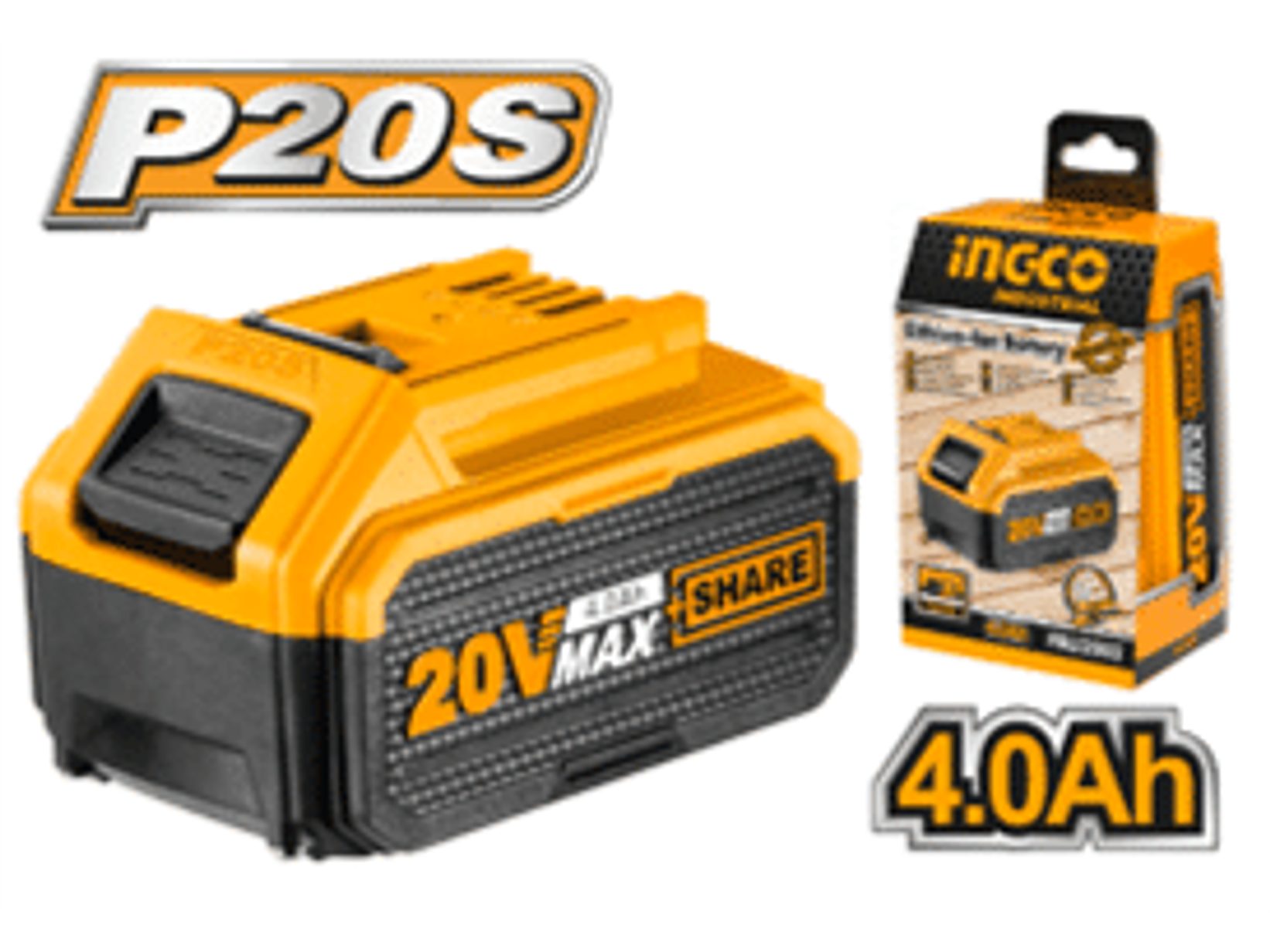 BATERIA INGCO LITIO 20V 4