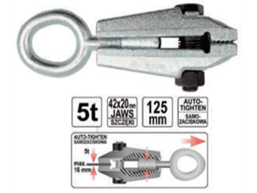 Pinza para desabollar