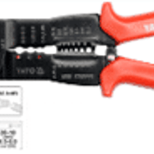 Alicate aprieta-terminales y pela cables 0,8 - 2,6 mm