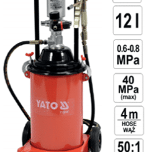 Bomba neumática movil de engrase