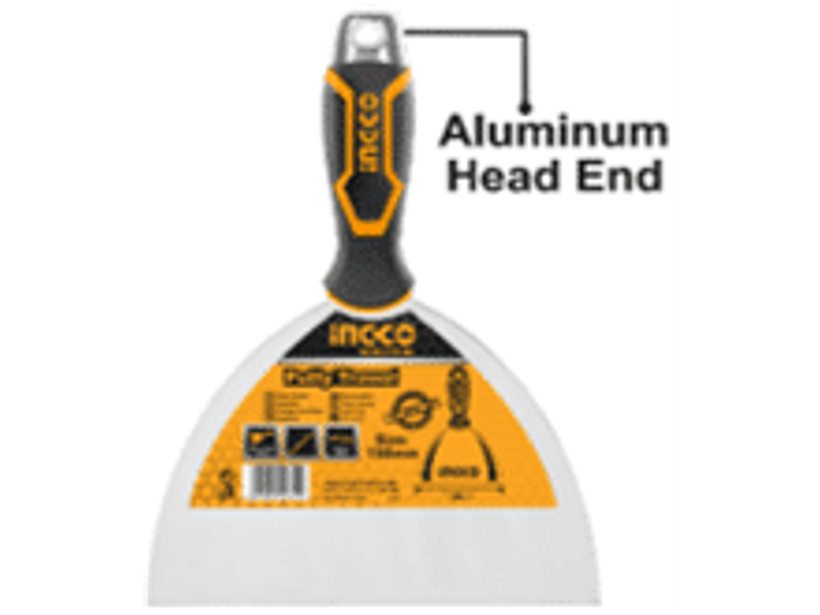 ESPATULA INGCO MANGO PLASTICO 150 MM