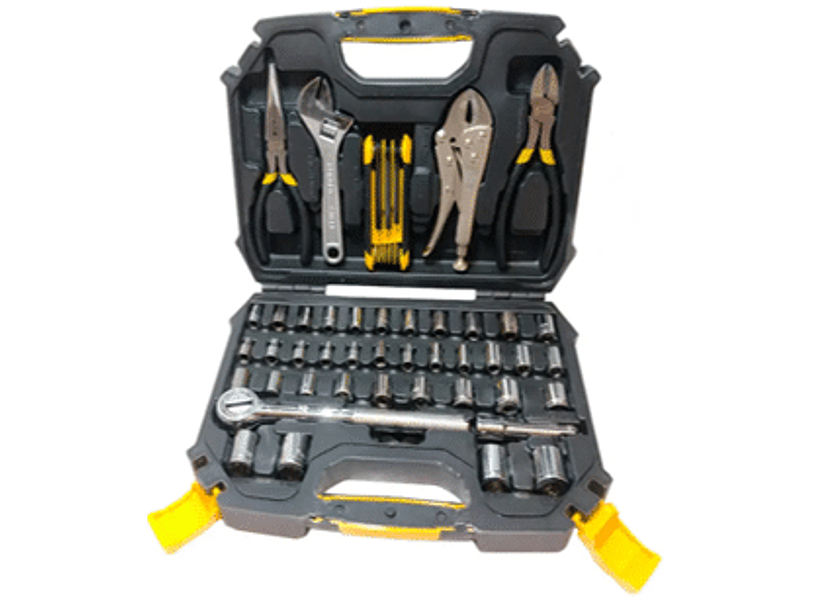 Juego de 52 herramientas con maleta para hobby