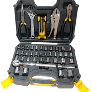 Juego de 52 herramientas con maleta para hobby
