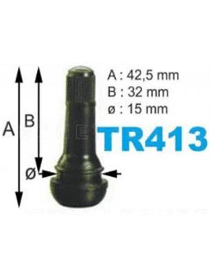 Válvula para neumático tubular TR-413