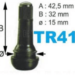 Válvula para neumático tubular TR-413