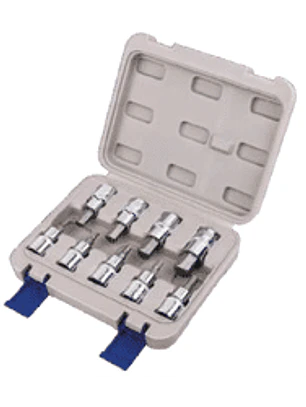 JUEGO 9 DADOS CON PUNTA 1/2” ALLEN