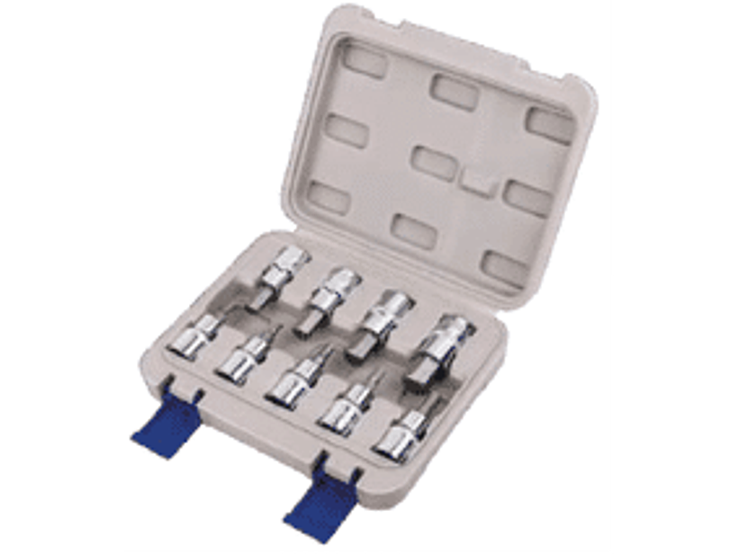 JUEGO 9 DADOS CON PUNTA 1/2” ALLEN