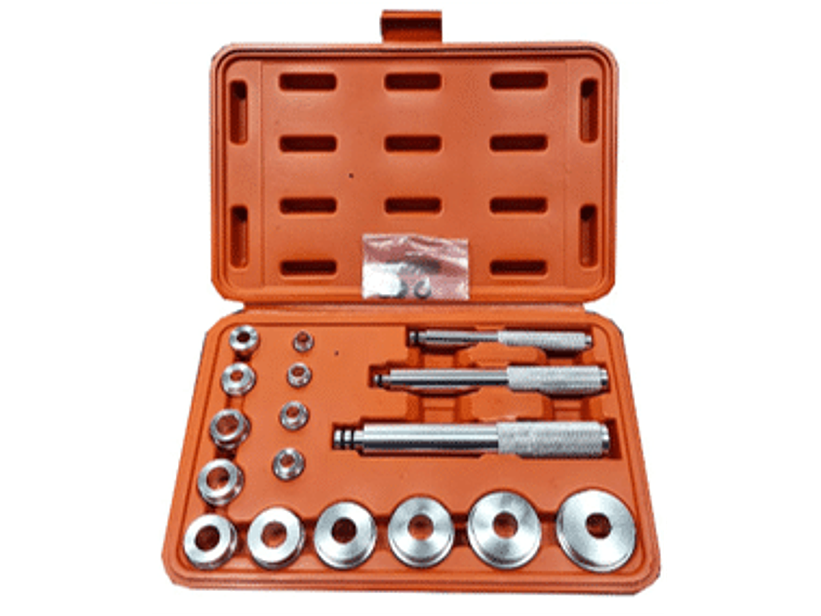 Kit instalador de retenes y rodamientos 17 piezas