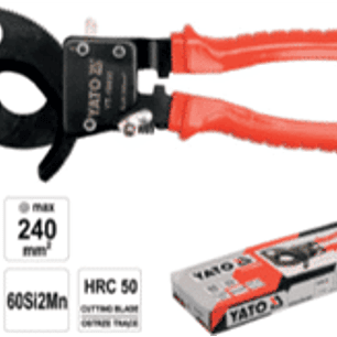 Alicate corta cables tipo trinquete heavy duty