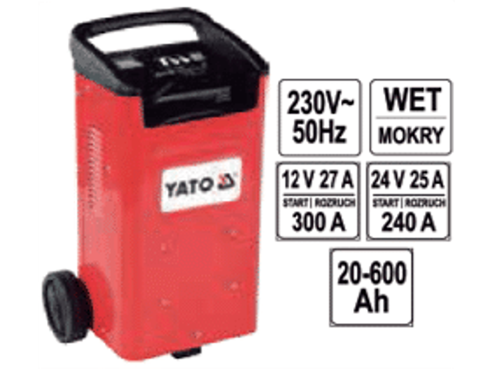 Cargador partidor para baterías 12 / 24 V