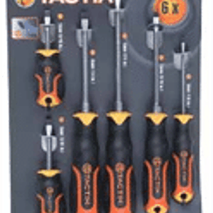 Jgo. Destornilladores de paleta, 6pzas.