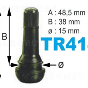 Válvula para neumático tubular TR-414