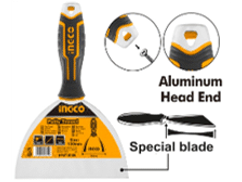 ESPATULA INGCO M/ PLASTICO 150 MM PUNTA ALUMINIO