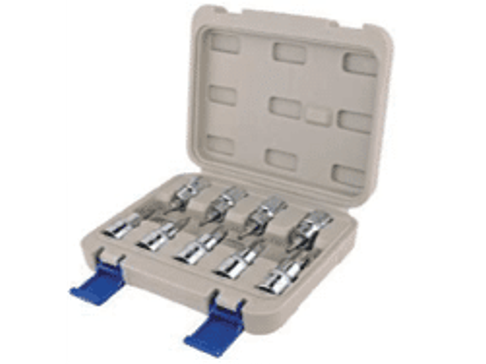 JUEGO 9 DADOS CON PUNTA 1/2” TORX