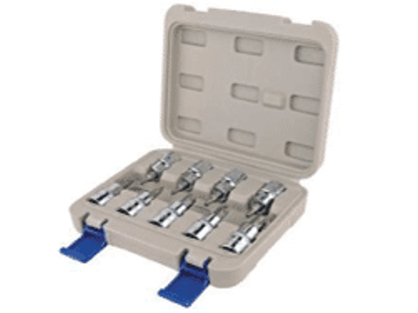 JUEGO 9 DADOS CON PUNTA 1/2” TORX