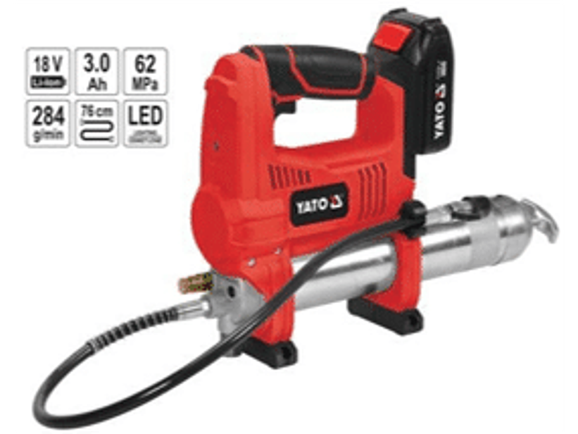 Pistola inalámbrica de engrase