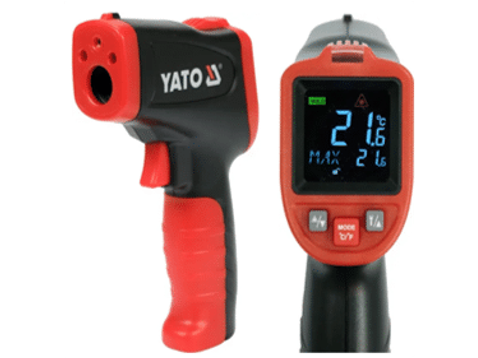 Termómetro - pirómetro infrarrojo, temperatura de trabajo -50°C a +650°C