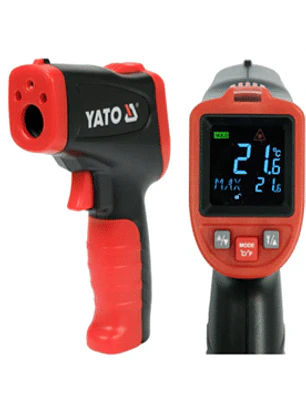Termómetro - pirómetro infrarrojo, temperatura de trabajo -50°C a +650°C
