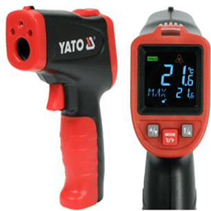 Termómetro - pirómetro infrarrojo, temperatura de trabajo -50°C a +650°C