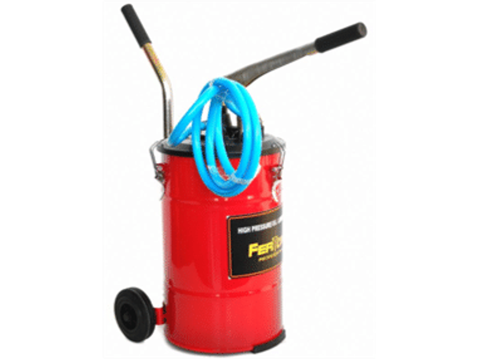 Lubricador Manual (Pato de lubricación) con ruedas de 25 Lts