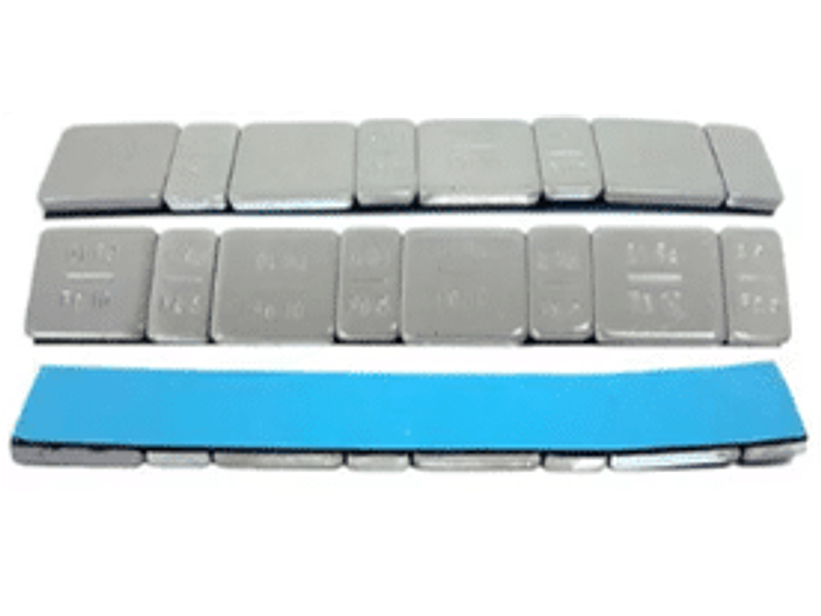 Plomo adhesivo auto y camioneta 5 y 10 GRs