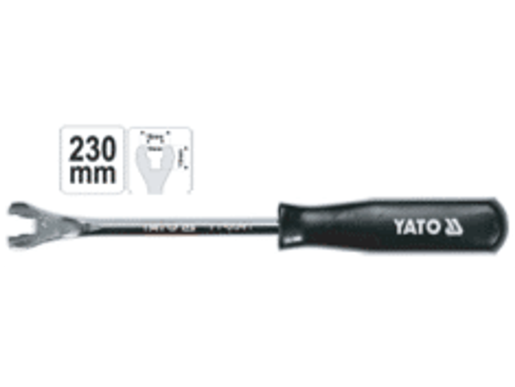 Saca broches de tapiz 230 mm