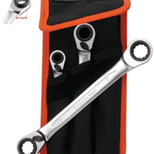 JUEGO DE LLAVES DE CHICHARRA 4 EN 1, 3 PZS  Medidas llaves: 8x9x10x11, 12x13x14x15, 16x17x18x18 mm